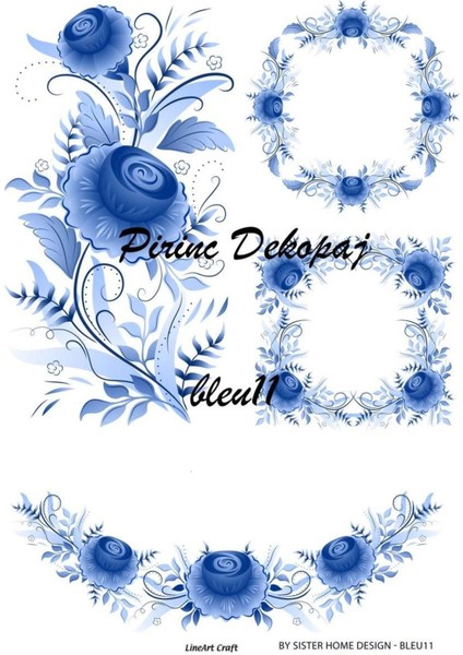 Pirinç Dekopaj Blue 11