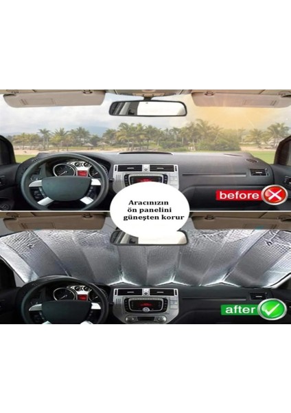 Peugeot Partner 2019-2020-2021-2022-2023-2024-2025 Ön Cam Güneşliği-Torpido Koruyucu modelleri