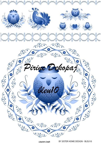 Pirinç Dekopaj Blue 10