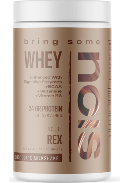 Nutrition Noıs Whey "rex 420" Çikolatalı Milkshake Aromalı 420 gr