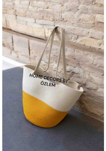 Hasır Omuz Çantası Plaj Çantası Günlük Çanta El Emeği Handmade