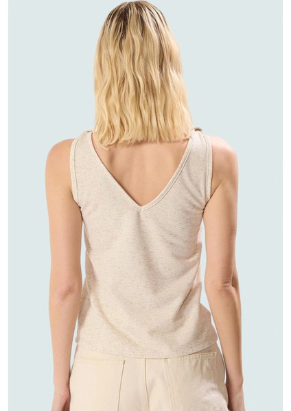 Rahat Kalıp Keten Görünümlü Kolsuz Bluz Yaz Kombinleri Için Günlük Kullanım ve Şık modelleri