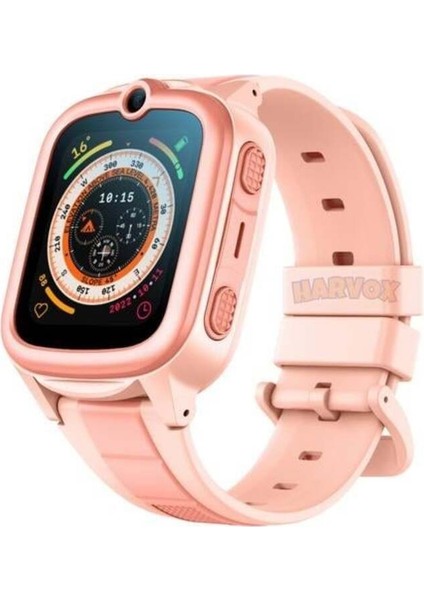 Pembe Çocuk Akıllı Saat, 4g Bağlantılı, Eğlenceli ve Güvenli Tasarım