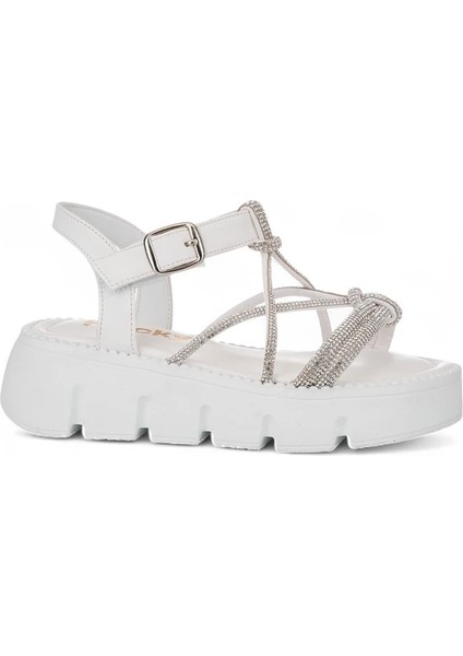 Sunera Kız Çocuk Ortopedik Taban Kemerli Sandalet