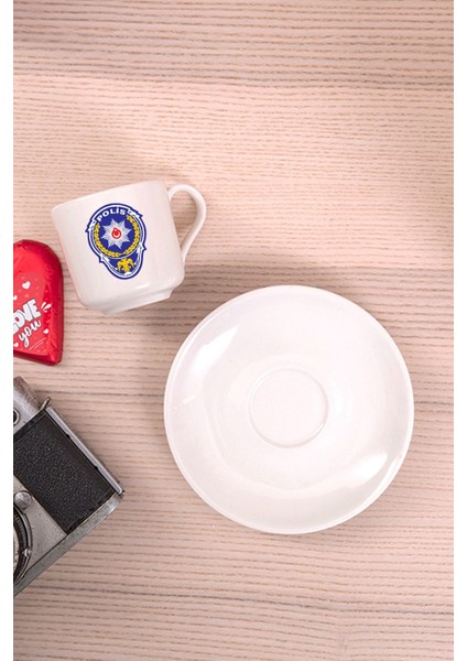 Polis Logolu Porselen Türk Kahvesi Fincanı, Şık ve Kaliteli Kahve Fincanı fiyatları
