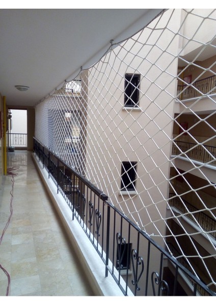 Yüksek Mukavemetli Balkon ve Merdiven Filesi, Güvenlik ve Koruma Sağlar