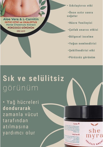 Çaatlak Giderici Selülit Kremi 250 ml (L Karnitin ve Aloe Vera Içerikli) Vip fiyatları