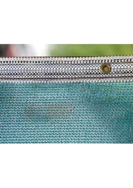 Yeşil Gölgelik File 1,5x8 Metre, %75 Gölgelik, Özel Kolon Dikimli, Kuşgözü Tasarımı