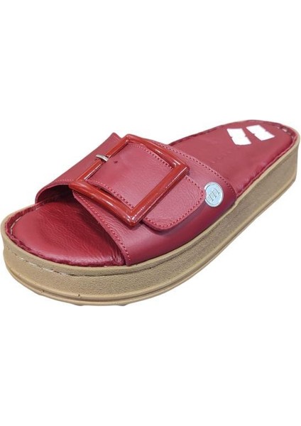 D25YT-1290 Kalın Taban Yumuşak Deri Kadın Terlik fiyatları