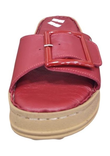 D25YT-1290 Kalın Taban Yumuşak Deri Kadın Terlik indirimleri