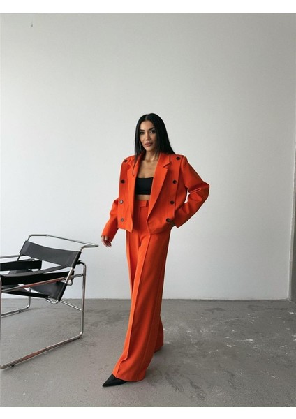 Ceket - Pantolon Takım - Orange