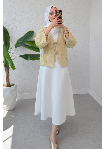 Yama Yırtık Detaylı Kimono fiyatları