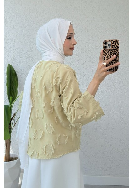 Yama Yırtık Detaylı Kimono modelleri