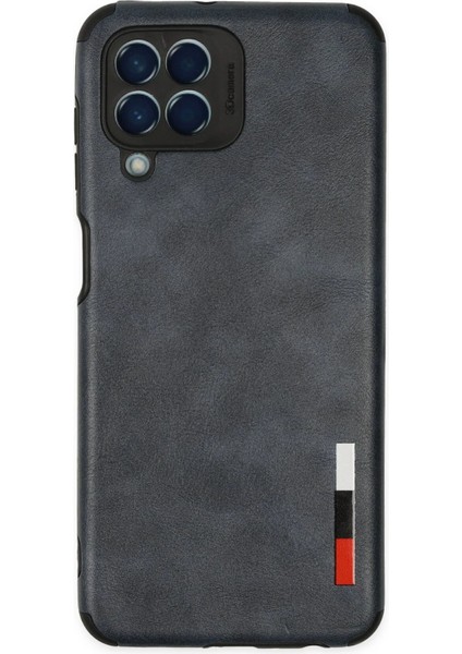 Samsung Galaxy M33 Kılıf Loop Deri Silikon - Lacivert Svlrs