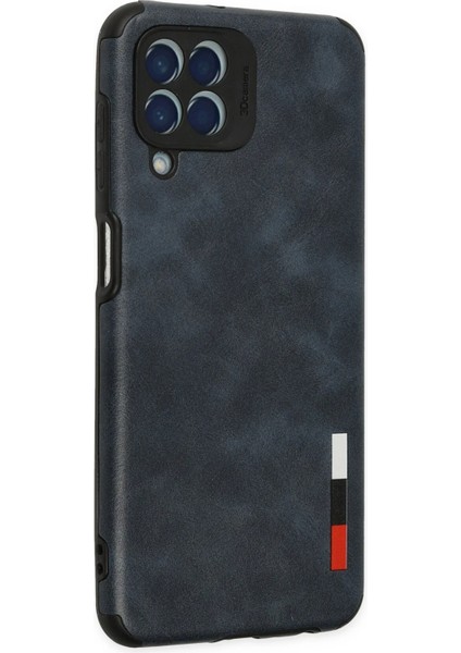 Samsung Galaxy M33 Kılıf Loop Deri Silikon - Lacivert Svlrs modelleri