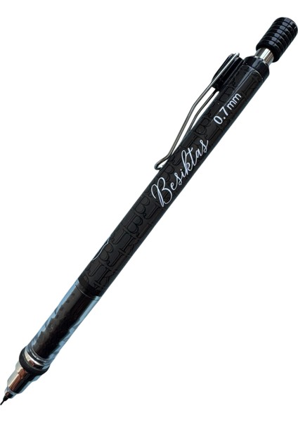 Beşiktaş Lisanslı 0.7mm Metal Klipsli Versatil Kalem, 4 Renk Seçeneği