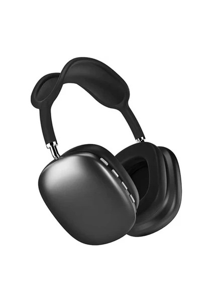 Maxron Siyah P9 Lite Bluetooth 5.3 Kulak Üstü Kulaklık - 10 Saat Müzik, Micro Sd &amp; Type-C