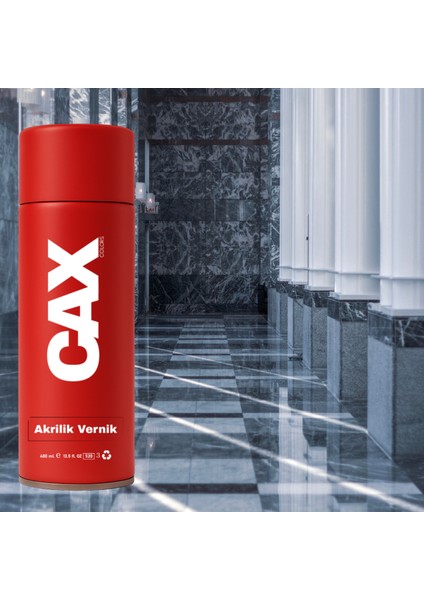 Doğal Taş-Mermer Extra Lüx Vernik Sprey Boya 400 ml