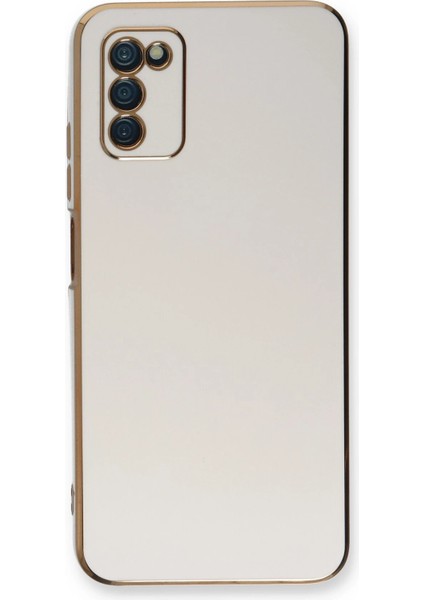 Samsung Galaxy A03S Kılıf Volet Silikon - Beyaz Svlrs fiyatları