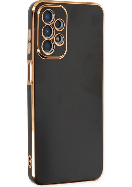 Samsung Galaxy A23 4g Kılıf Volet Silikon - Siyah Svlrs