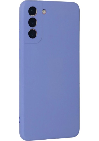 Samsung Galaxy S21 Plus Kılıf Nano Içi Kadife Silikon - Lila Svlrs modelleri