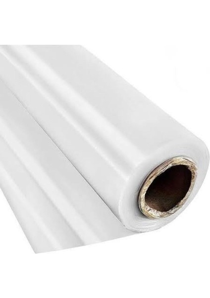 2 Adet 12MT Şeffaf Naylon Branda, 180 Micron, Dayanıklı ve Kullanışlı.