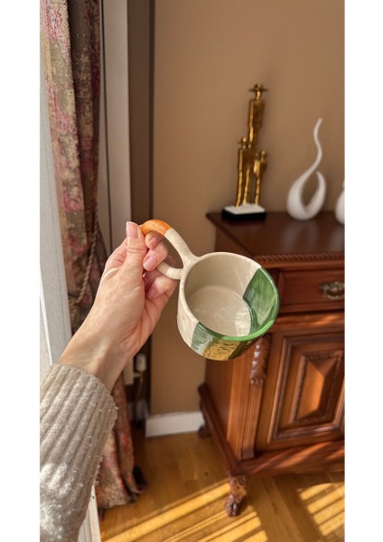 Renkli Seramik Fincan, Şık ve Canlı Tasarım, Günlük Kullanım Için Mükemmel Seçim fiyatları