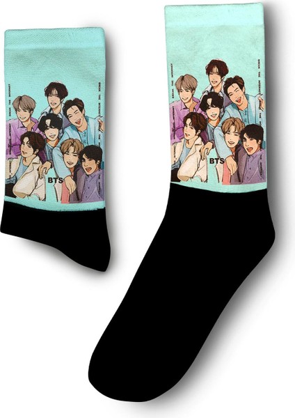 Bts Bangtan Boys Break The Internet Dijital Baskılı Çorap - Unisex