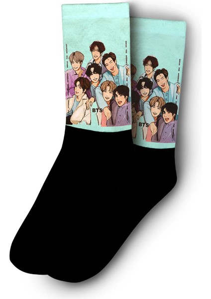 Bts Bangtan Boys Break The Internet Dijital Baskılı Çorap - Unisex