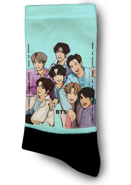 Bts Bangtan Boys Break The Internet Dijital Baskılı Çorap - Unisex