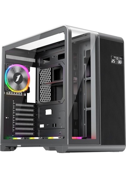 Rt7 Siyah Dıgıtal 850W 80+ Gold Full Modüler 4X12CM Argb 3 Taraflı Temperli Cam USB 3.0 - Type C Atx Kasa