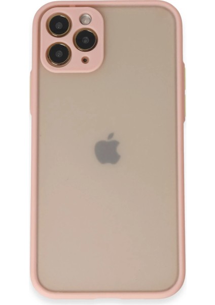 Iphone 11 Pro Kılıf Montreal Silikon Kapak - Pembe Svlrs