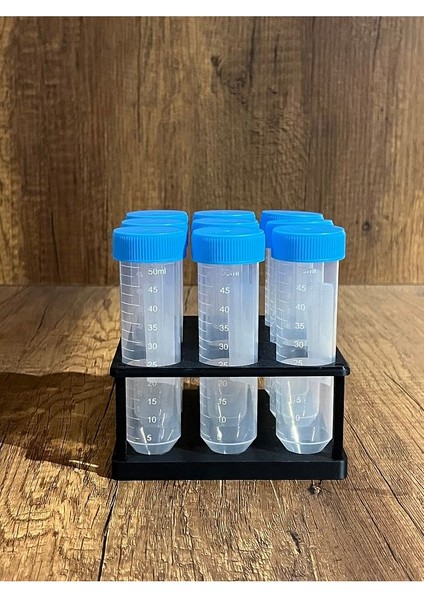 50ML Falkon Minimal Deney Tüpü Standı (3*3) (Tüpler Görsel Amaçlıdır) modelleri