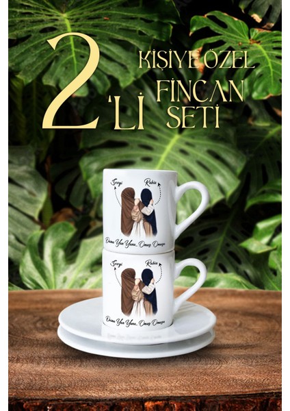 Şık ve Sade Beyaz Ikili Kahve Fincanı, Arkadaşlar Için Mükemmel Hediye Seçeneği