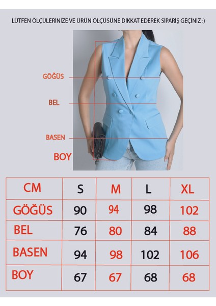 Kadın Fuşya Düğme Detaylı Blazer Yelek fırsatları