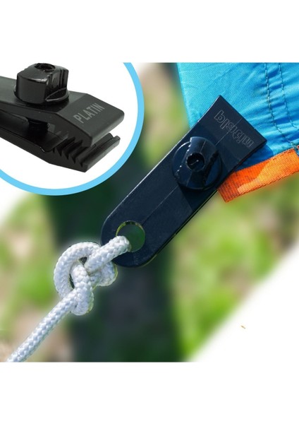 Siyah 4'lü Çok Amaçlı Branda Klipsi, Tarp ve Gölgelik Için Yüksek Kalite