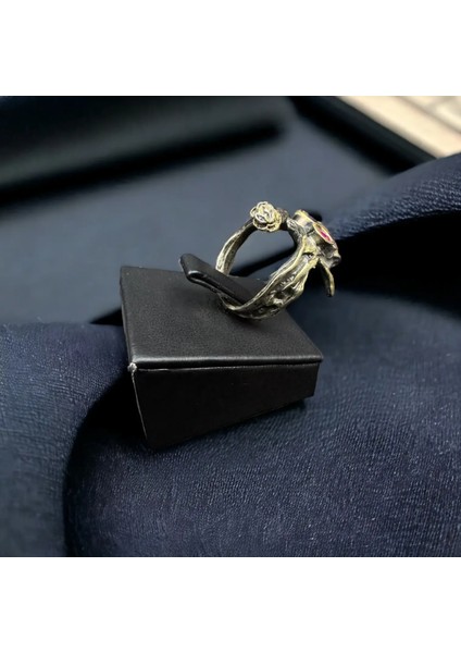 Ametist Yakut Gümüş Yüzük modelleri