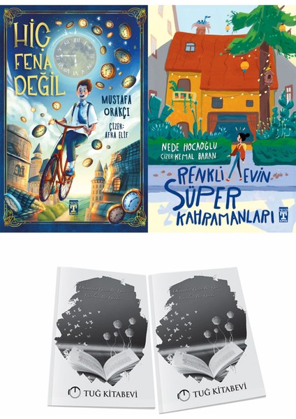 Hiç Fena Değil ve Renkli Evin Süper Kahramanları + Hediyeli