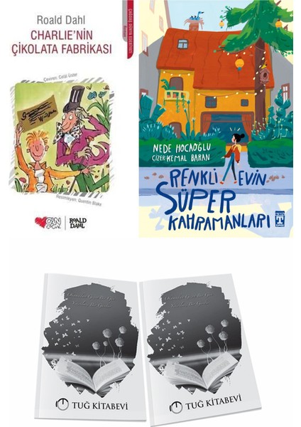 Charlie’nin Çikolata Fabrikası ve Renkli Evin Süper Kahramanları + Hediyeli