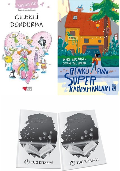 Çilekli Dondurma ve Renkli Evin Süper Kahramanları + Hediyeli