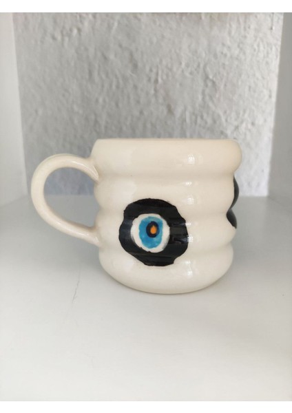 Mavi Boncuk Kahve Fincanı, 300 Ml, Şık ve Kullanışlı Kahve Fincanı