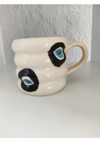 Mavi Boncuk Kahve Fincanı, 300 Ml, Şık ve Kullanışlı Kahve Fincanı fırsatları