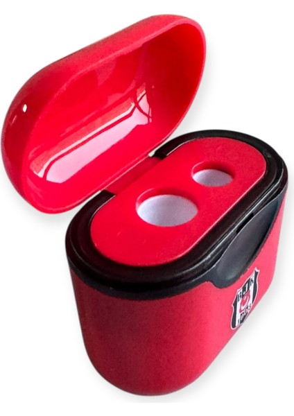 Beşiktaş Lisanslı Çift Bıçaklı Kalemtraş, 3 Renk Seçeneği, Siyah Beyaz Kırmızı fiyatları