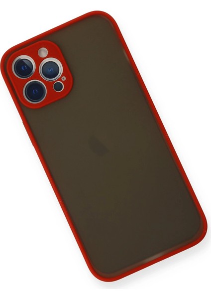 Iphone 12 Pro Max Kılıf Montreal Silikon Kapak - Kırmızı Svlrs modelleri