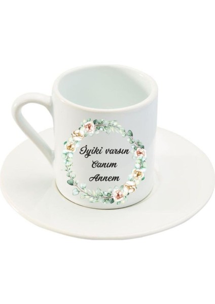 Beyaz Türk Kahvesi Fincanı, Şık ve Kullanışlı, Sevgiyle Tasarlandı