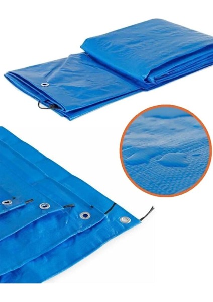 14M x 70CM Mavi Balkon Demiri Korkuluğu Çadırı Bahçe Çiti Güvenli Koruma