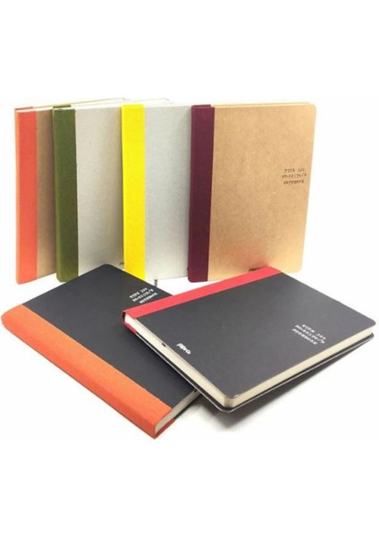 16X23 Ciltli Sert Kapak 80 Yaprak Çizgili Defter