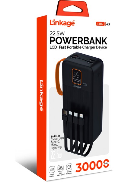 Lkp-43 30.000 Mah Taşınabilir Hızlı Şarj Aleti/powerbank fiyatları