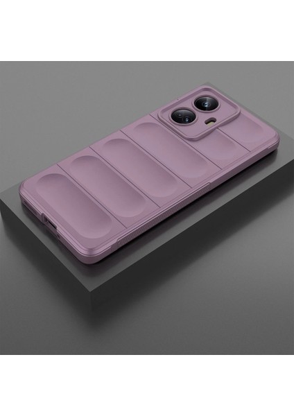 Realme 10 Pro 5g Kılıf Optimum Silikon - Mor Svlrs