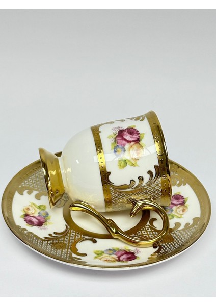 Beyaz 90CC Tek Kişilik Ayaklı Ifaye Fincan Takımı fiyatları